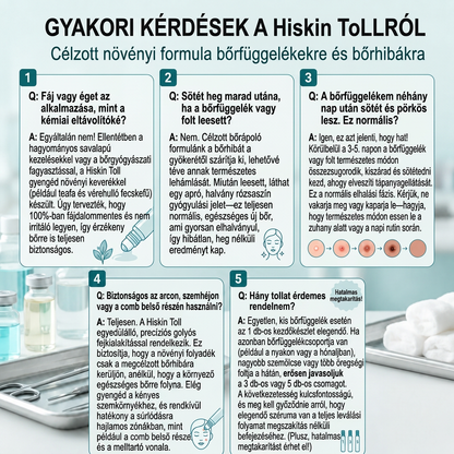 𝐇𝐈𝐒𝐊𝐈𝐍®👩‍⚕️ 𝟕 𝐍𝐚𝐩𝐨𝐬 𝐁ő𝐫𝐜𝐢𝐦𝐤𝐞 & 𝐅𝐨𝐥𝐭 𝐄𝐥𝐭á𝐯𝐨𝐥í𝐭ó 𝐑𝐨𝐥𝐥𝐞𝐫 𝐓𝐨𝐥𝐥 Fájdalommentes és heg nélküli, fejlett bőrhibák eltávolítására szolgáló görgős toll