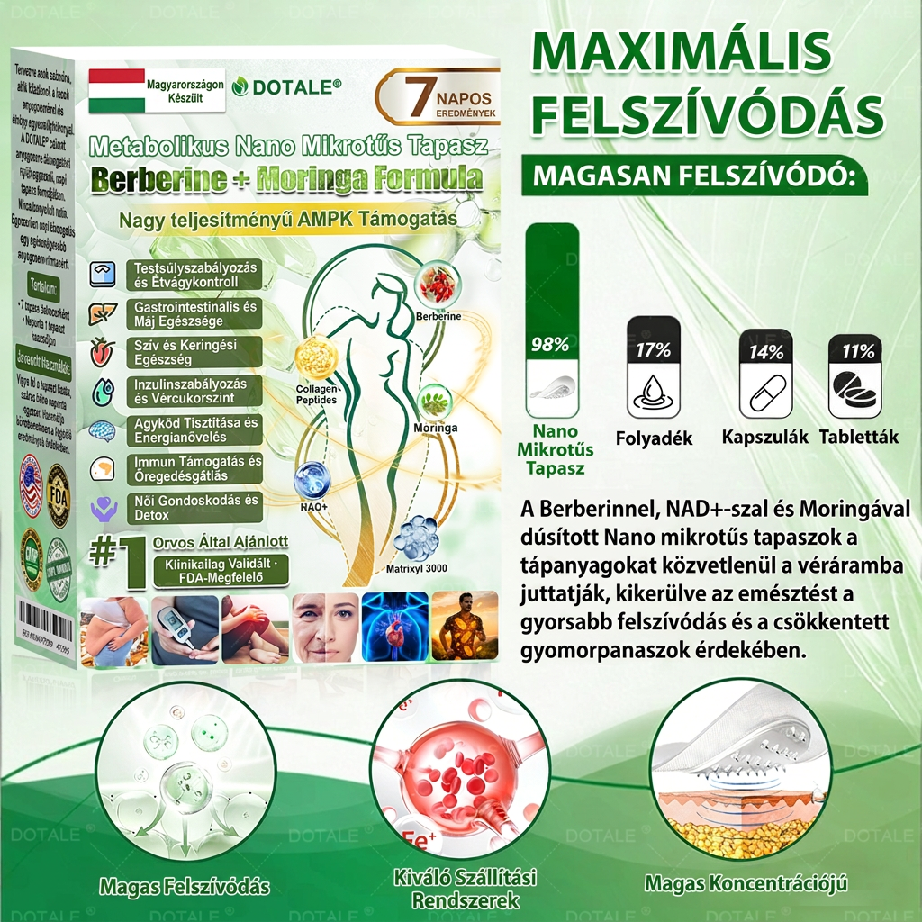 DOTALE Metabolic Nano Microneedle Patch